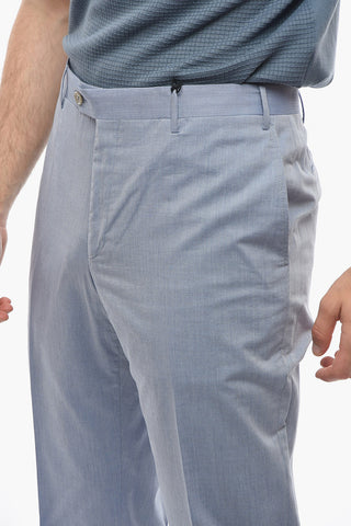 CC COLLECTION RIGHT Chino Trousers with Striped Pattern
