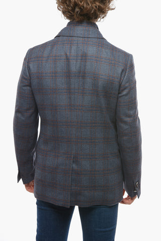 ID Plaid Check IDENTITY Center Vent Full Zip IDENTITY Jacket