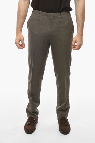 CC COLLECTION Silk-blend RESET Straight-leg Pants