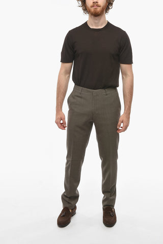 CC COLLECTION Silk-blend RESET Straight-leg Pants