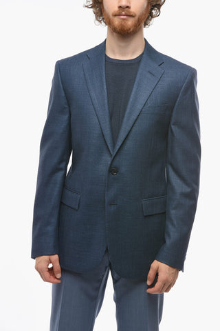CC COLLECTION Blazer REFINED con Motivo Hopsack e Tasche con Aletta