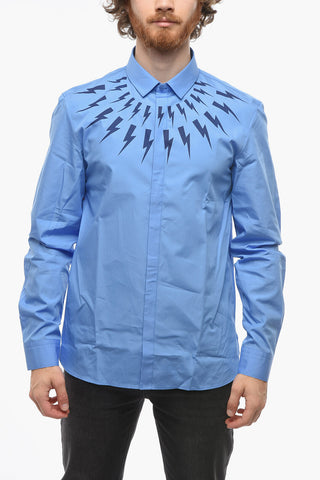 Cotton THUNDERBOLT Slim Fit Shirt