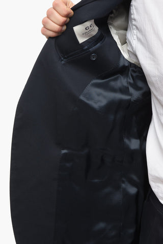 CC COLLECTION Stretchy-cotton RESET Suit with Notch Lapel