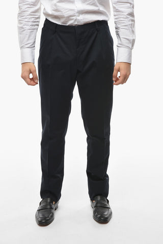 CC COLLECTION Stretchy-cotton RESET Suit with Notch Lapel