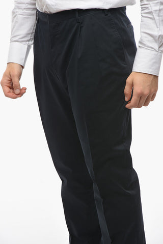 CC COLLECTION Stretchy-cotton RESET Suit with Notch Lapel
