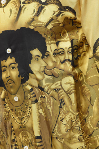 Short-sleeved JIMI HENDRIX Silk Shirt
