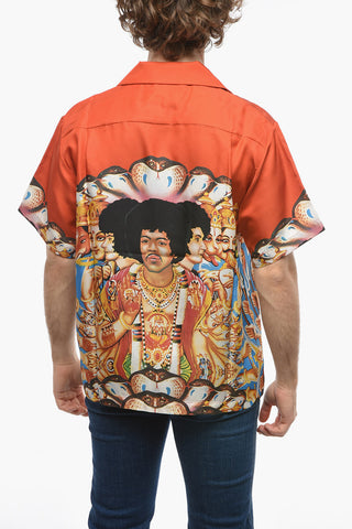 Short-sleeved JIMI HENDRIX Silk Shirt