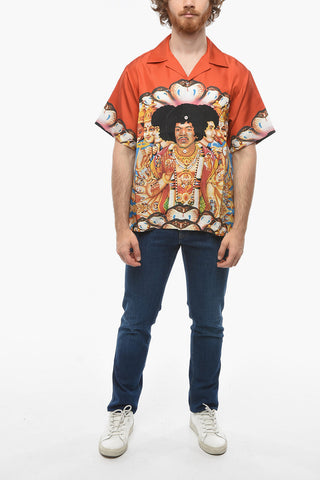 Short-sleeved JIMI HENDRIX Silk Shirt