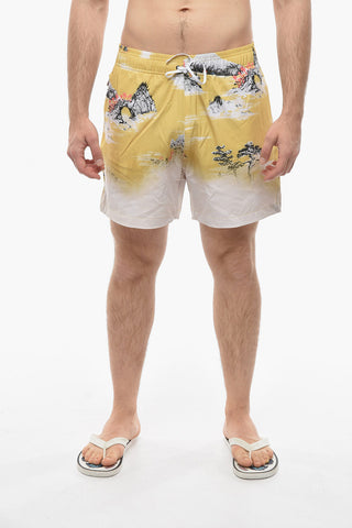 Costume da Bagno Boxer ALOHA con 3 Tasche