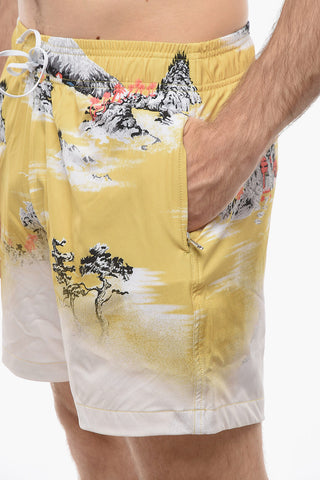 Costume da Bagno Boxer ALOHA con 3 Tasche