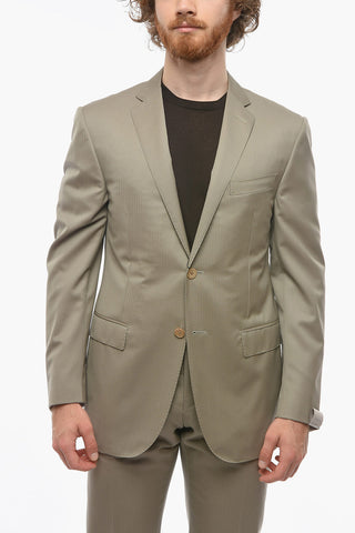 Virgin Wool ACADEMY Herringbone Suit
