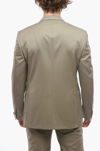 Virgin Wool ACADEMY Herringbone Suit