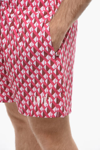 Geometric Patterned AAA Swimshorts