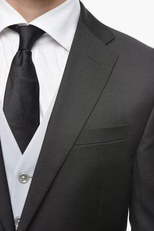 CC COLLECTION Virgin Wool Three-Piece Suit CERIMONIA REFINED