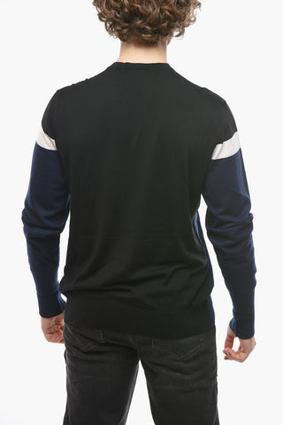 Maglia Slim Fit HORIZONTAL BOLT in Lana