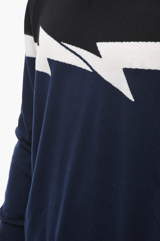 Maglia Slim Fit HORIZONTAL BOLT in Lana