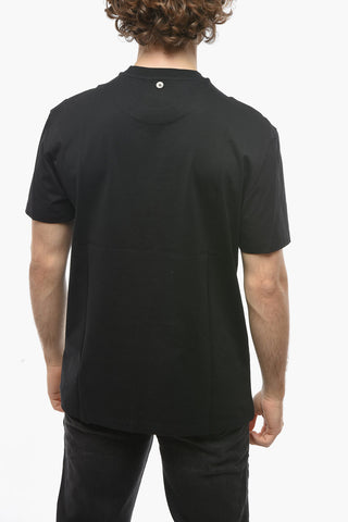 Cotton HORIZONTAL BOLT Slim Fit T-Shirt