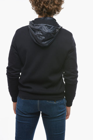 ID Hooded TENYL PIMA Puffer Jacket with Fleece Sleeves