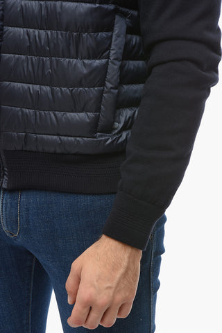 ID Hooded TENYL PIMA Puffer Jacket with Fleece Sleeves