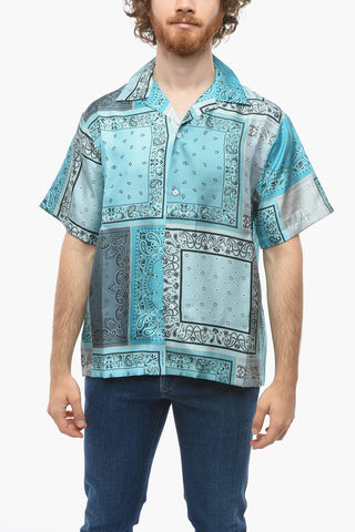 Camicia in Seta BANDANA con Motivo Paisley