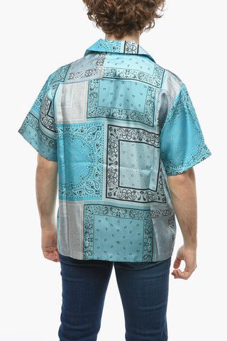 Camicia in Seta BANDANA con Motivo Paisley