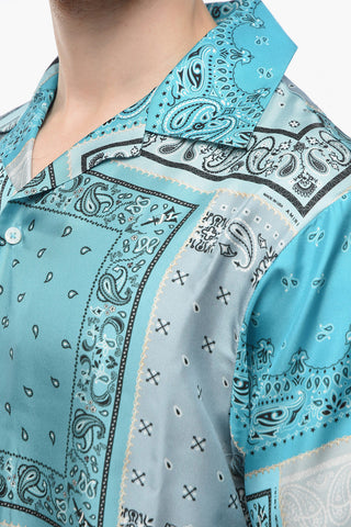 Camicia in Seta BANDANA con Motivo Paisley