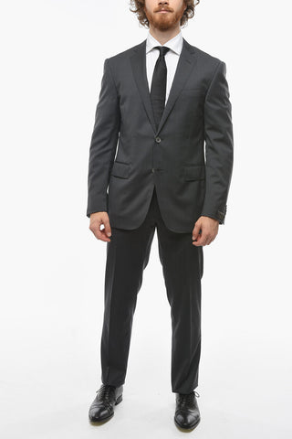 Virgin-wool ACADEMY SOFT Suit with Notch Lapel