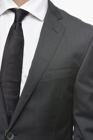 Virgin-wool ACADEMY SOFT Suit with Notch Lapel