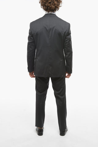 Virgin-wool ACADEMY SOFT Suit with Notch Lapel