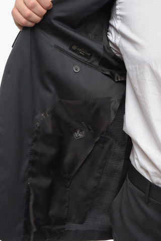 Virgin-wool ACADEMY SOFT Suit with Notch Lapel