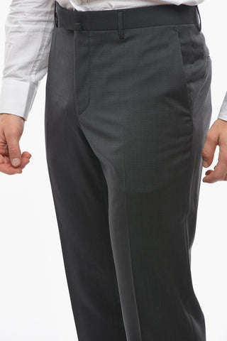 Virgin-wool ACADEMY SOFT Suit with Notch Lapel