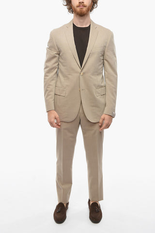 Half-lined ACADEMY SOFT Herringbone Suit