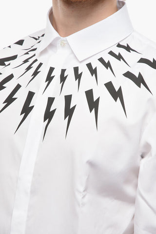 Cotton THUNDERBOLT Slim Fit Shirt