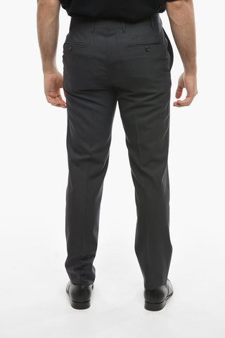 CC COLLECTION Virgin-wool RIGHT Straight-leg Pants