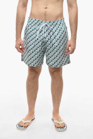 Geometric Patterned AAA Swimshorts