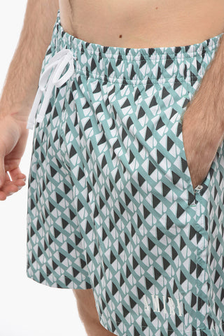 Geometric Patterned AAA Swimshorts