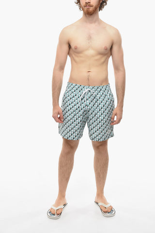 Geometric Patterned AAA Swimshorts
