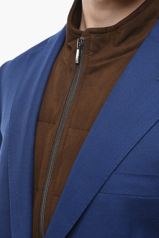 Blazer LEADER SOFT with Faux Suede Chest Piece
