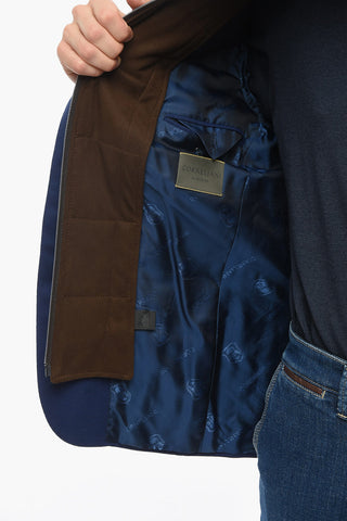 Blazer LEADER SOFT with Faux Suede Chest Piece