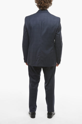 CC COLLECTION Slim Fit RIGHT Suit with District Check Motif