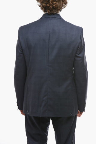CC COLLECTION Slim Fit RIGHT Suit with District Check Motif