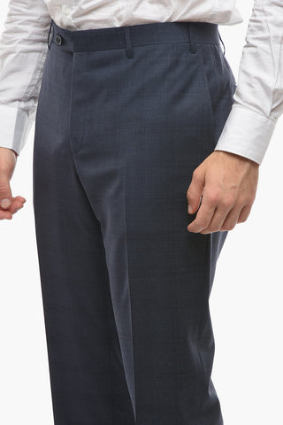 CC COLLECTION Slim Fit RIGHT Suit with District Check Motif