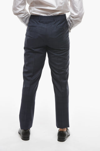 CC COLLECTION Slim Fit RIGHT Suit with District Check Motif