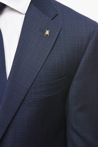CC COLLECTION Virgin Wool RIGHT Suit with Notch Lapel