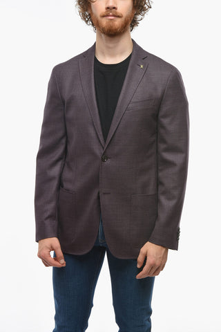 CC COLLECTION Half-lined RIGHT Bird's Eye Blazer
