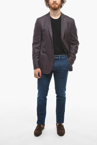 CC COLLECTION Half-lined RIGHT Bird's Eye Blazer