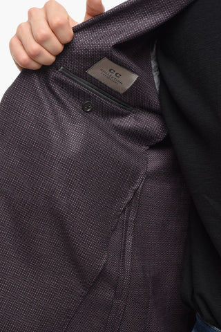 CC COLLECTION Half-lined RIGHT Bird's Eye Blazer