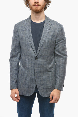 CC COLLECTION Half-lined RIGHT District Check Blazer