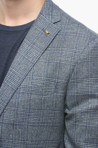 CC COLLECTION Half-lined RIGHT District Check Blazer