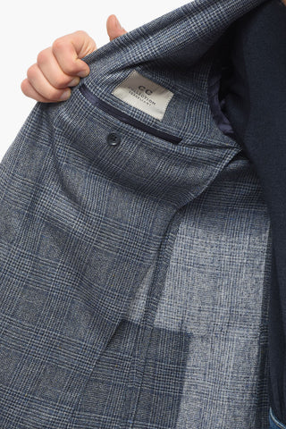 CC COLLECTION Half-lined RIGHT District Check Blazer